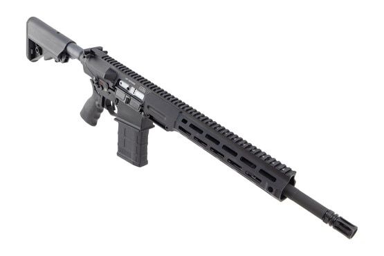 LMT MARS-H rifle with 16-inch chrome-lined barrel and MRP Monolithic Upper